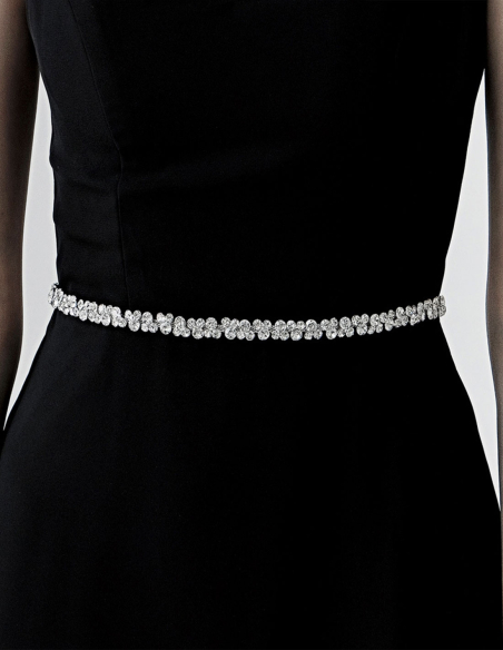 ビジュー ウェディング ブライダル サッシュベルト