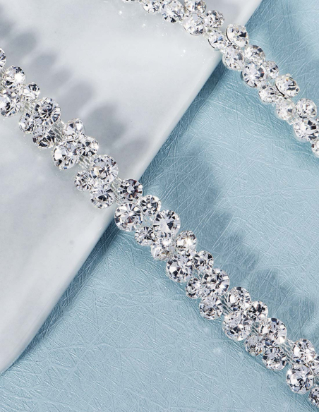 ビジュー ウェディング ブライダル サッシュベルト