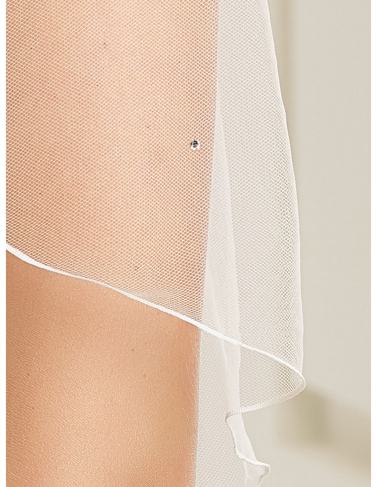 ソフトチュール 1段 メロウ クリスタル カテドラル ロングベール