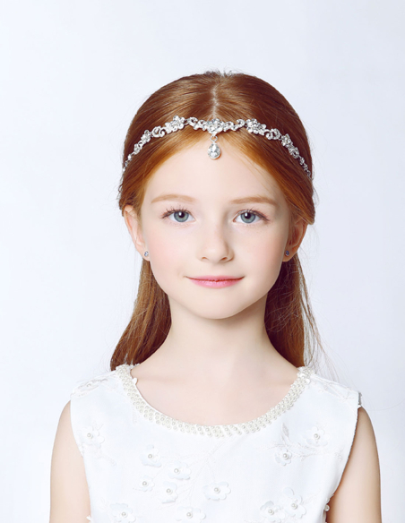 キッズ・女の子 クリスタル ラインストーン 誕生日会 パーティ用 ヘッドドレス